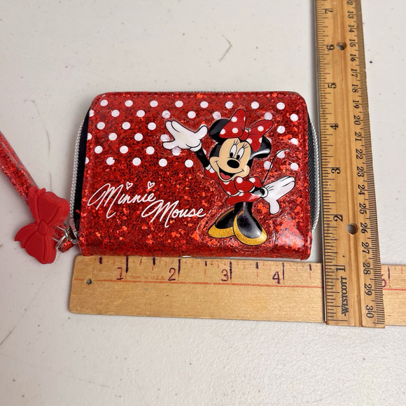 Disney Cruise Line Minnie Ears Sequin Pink Backpack Bibbidi Bobbidi BONUS Wallet - Picture 14 of 16